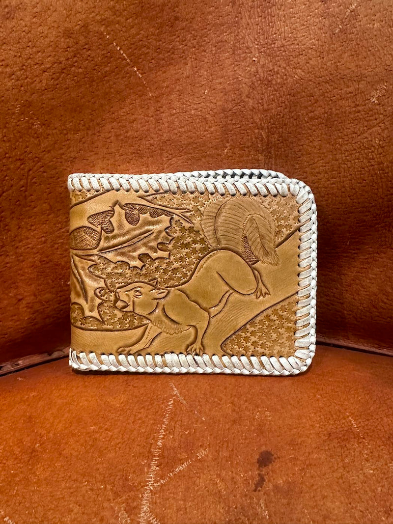 1960's No Hunting Hand Tooled Wallet