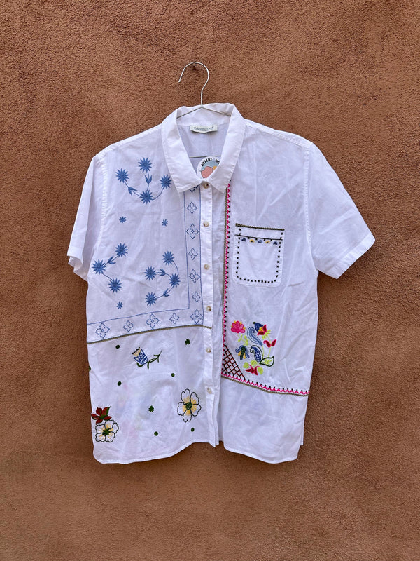 Coldwater Creek Embroidered Blouse