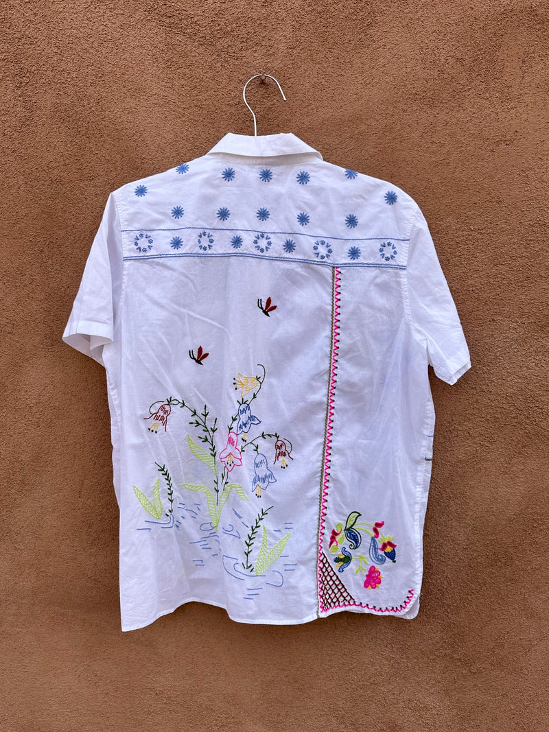 Coldwater Creek Embroidered Blouse