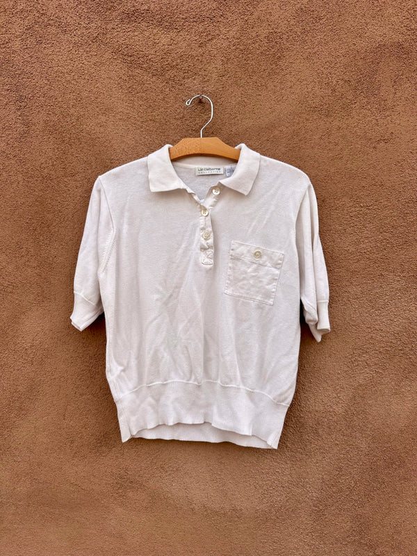 White Liz Claiborne Shirt