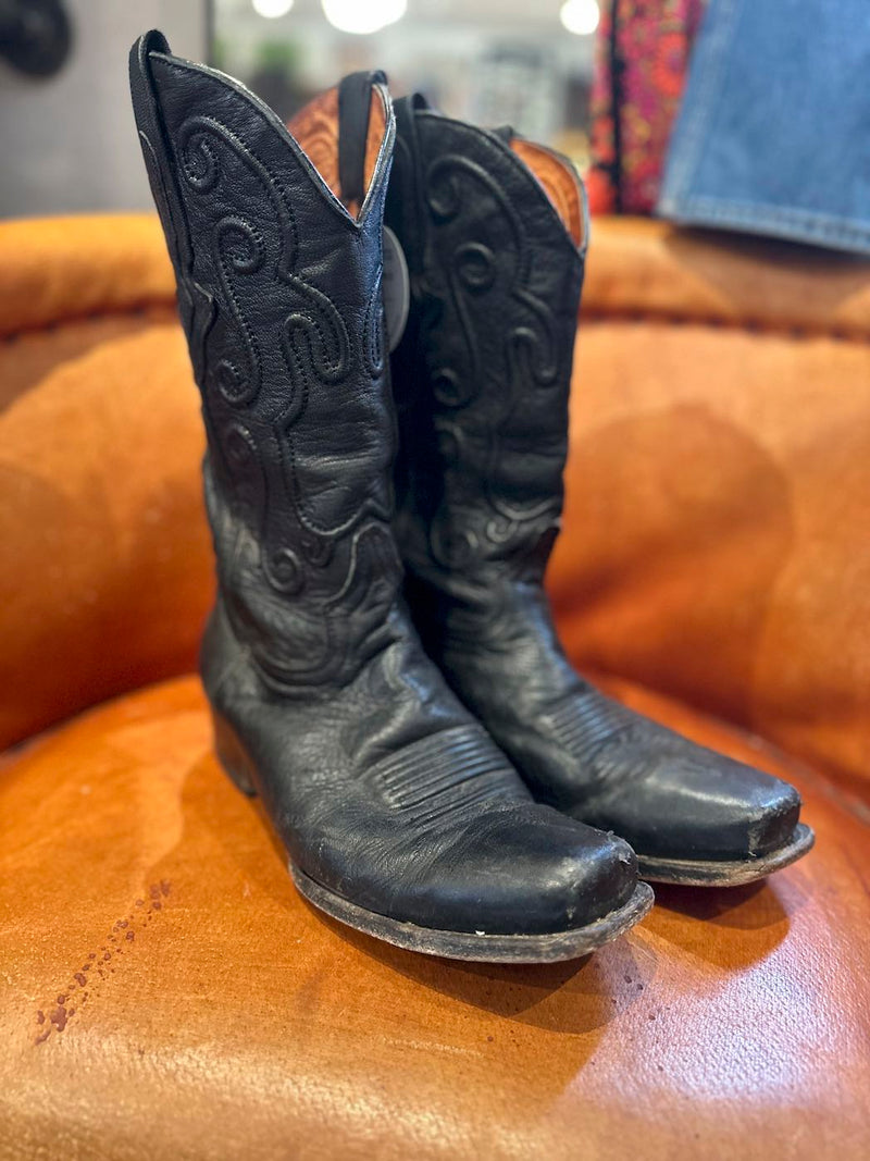 Black Soto Boots, Mens 9 - as is