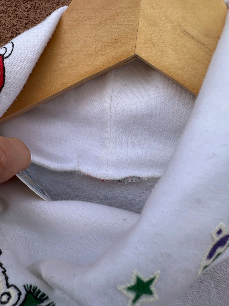 Way Too Happy Teddybears Holiday Sweatshirt