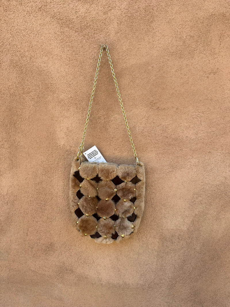 1960's Amazing Shearling Purse