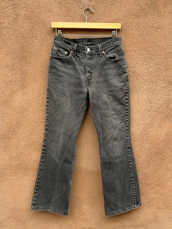 Faded Black 1980's Levi's 517 Jeans, 9 jr. miss, 26" waist