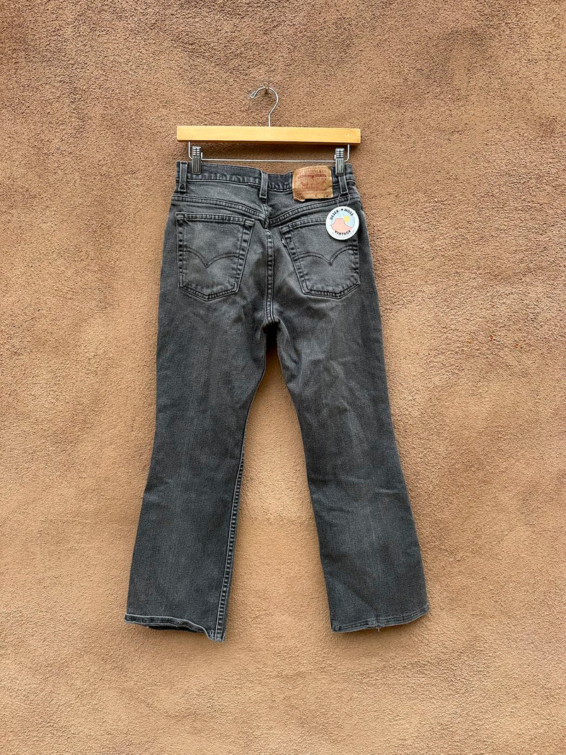Faded Black 1980's Levi's 517 Jeans, 9 jr. miss, 26" waist