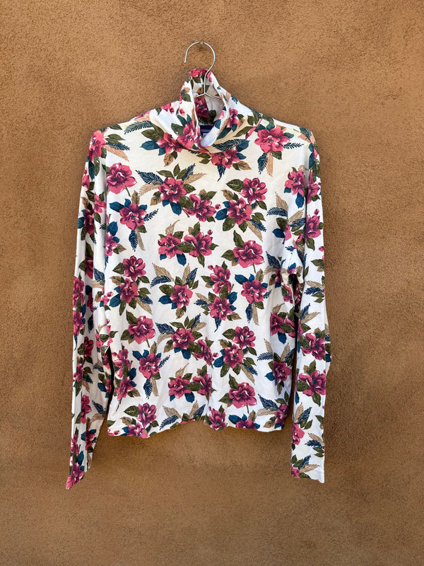 Floral Turtleneck by Honors