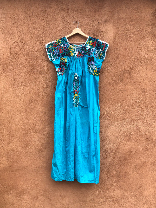 Mexican Huipil - Hand Embroidered Dress