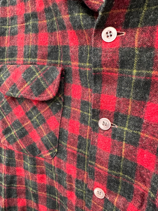 1960's Alexander's Wool Blend Flannel Shirt - as is