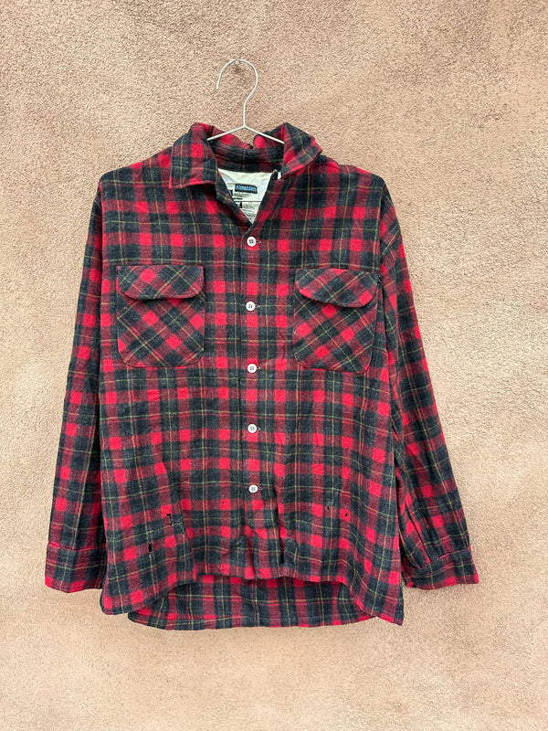 1960's Alexander's Wool Blend Flannel Shirt - as is