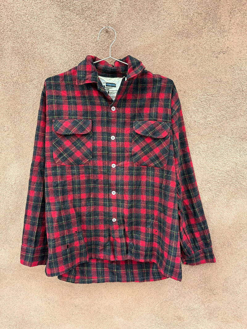 1960's Alexander's Wool Blend Flannel Shirt - as is