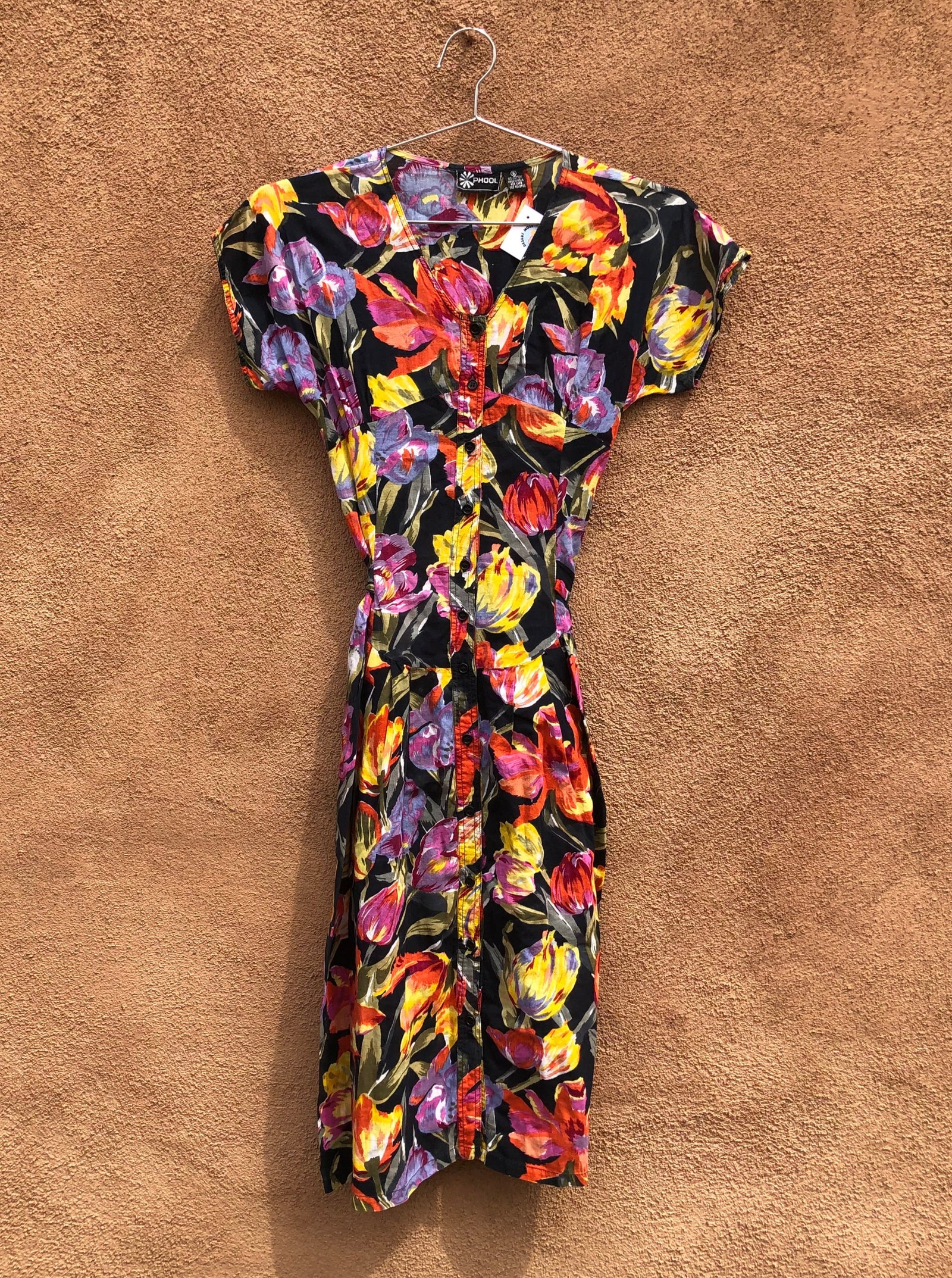Vintage Phool Floral Cotton Dress – DESERT MOSS VINTAGE