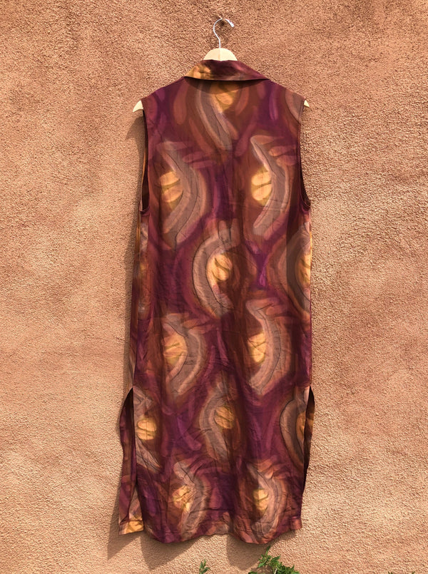 Long Silk Vest Dress - As is