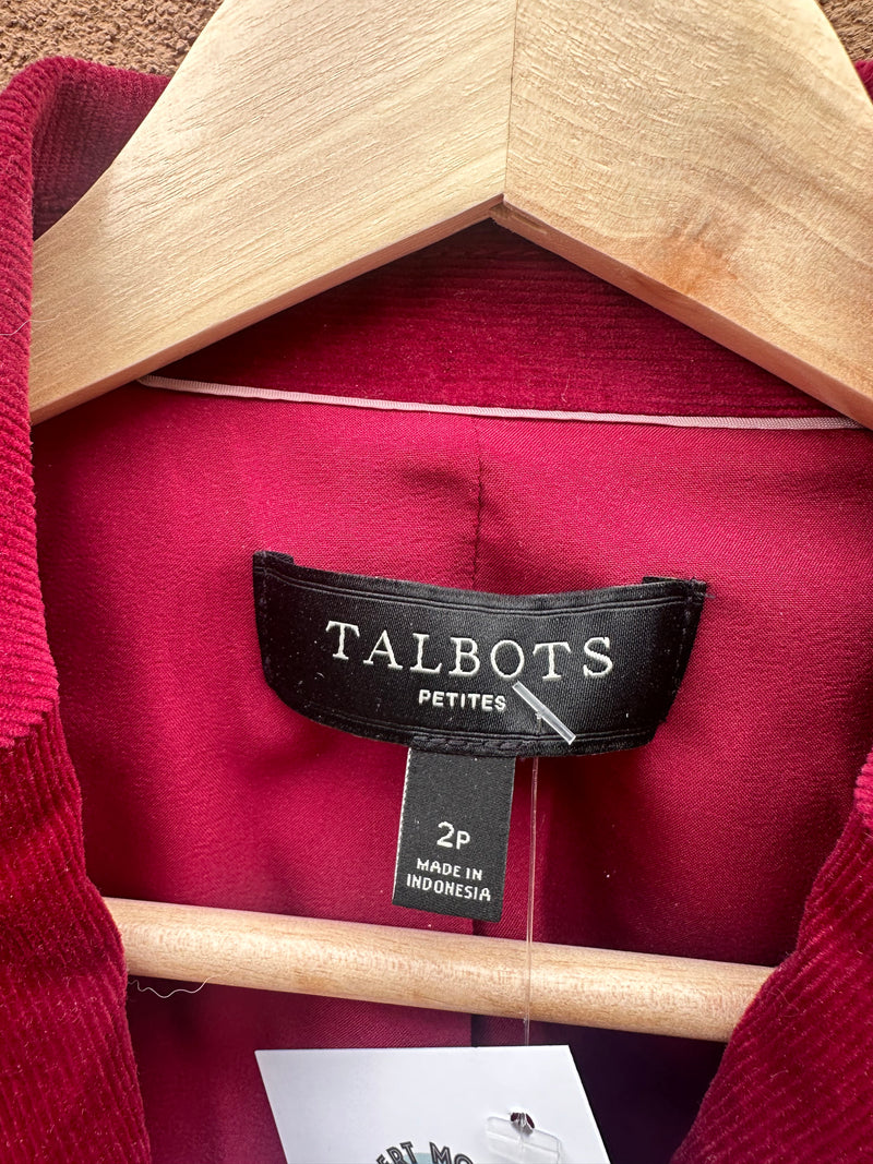 Ruby Corduroy Blazer by Talbots Petites