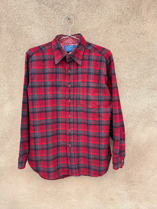 Red/Gray/Black Medium Pendleton Wool Shirt