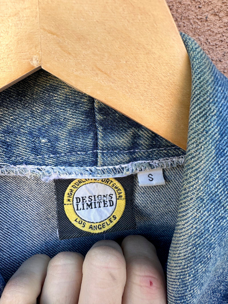 Denim Designs Limited Denim & Southwest Tapestry Jacket