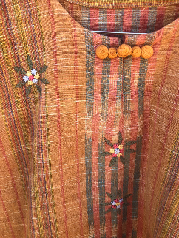 Lightweight Gabán with Floral Embroidery - As is (on hold)