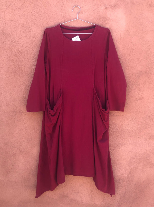 Loose and Comfy Cotton Dress with Oversized Pockets