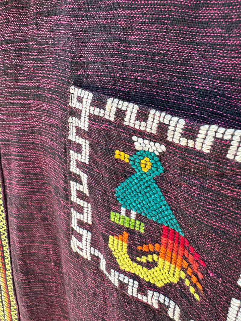 1960's Guatemalan Embroidered Textile Shirt