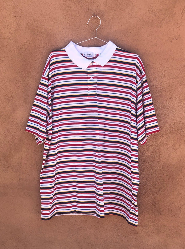Trend Basics Striped Polo Shirt