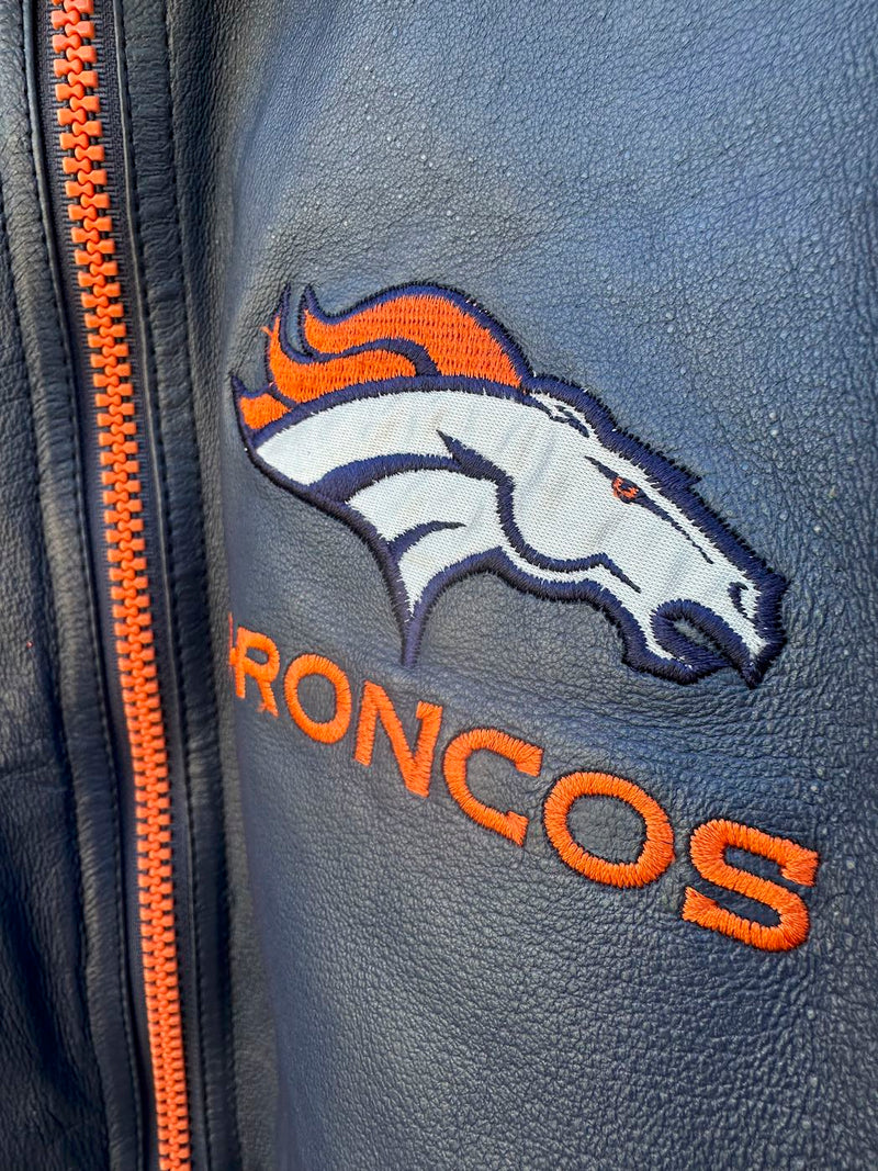 Denver Broncos XXXII Super Bowl Champions 97/98 Leather Jacket
