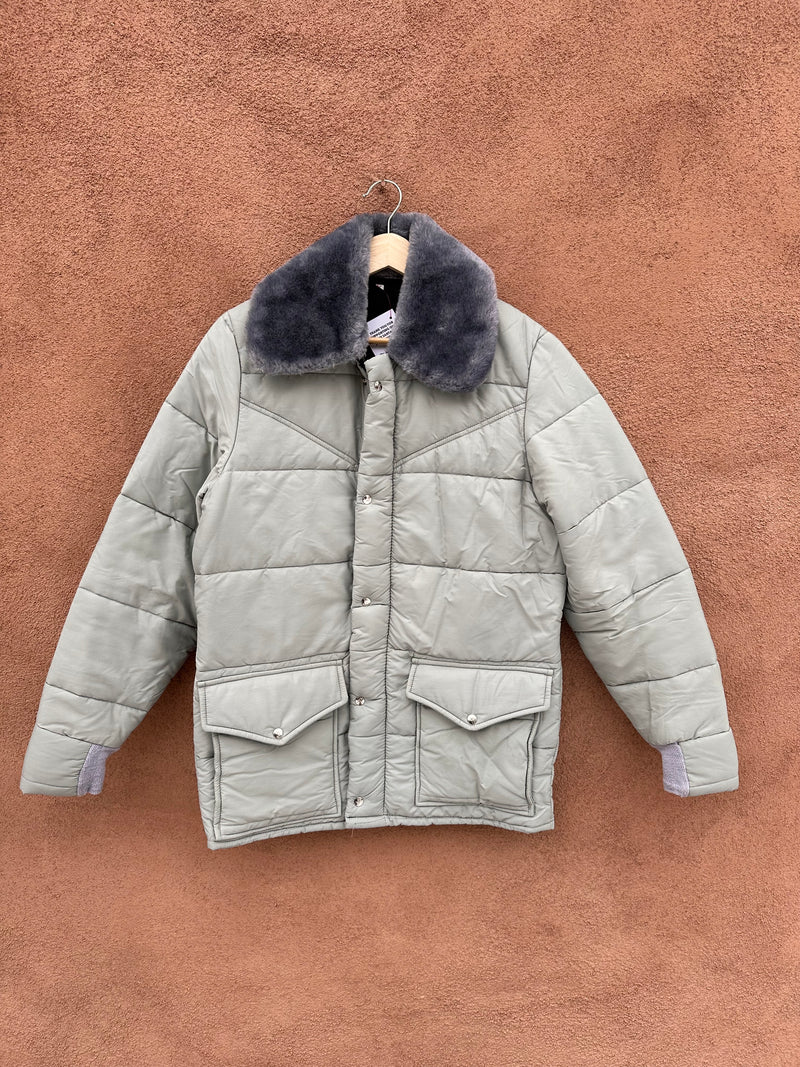 Golden Fleece Light Gray Winter Jacket