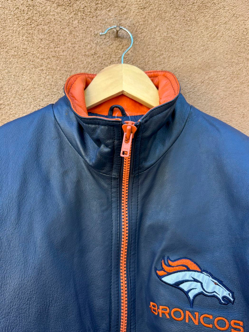 Denver Broncos XXXII Super Bowl Champions 97/98 Leather Jacket
