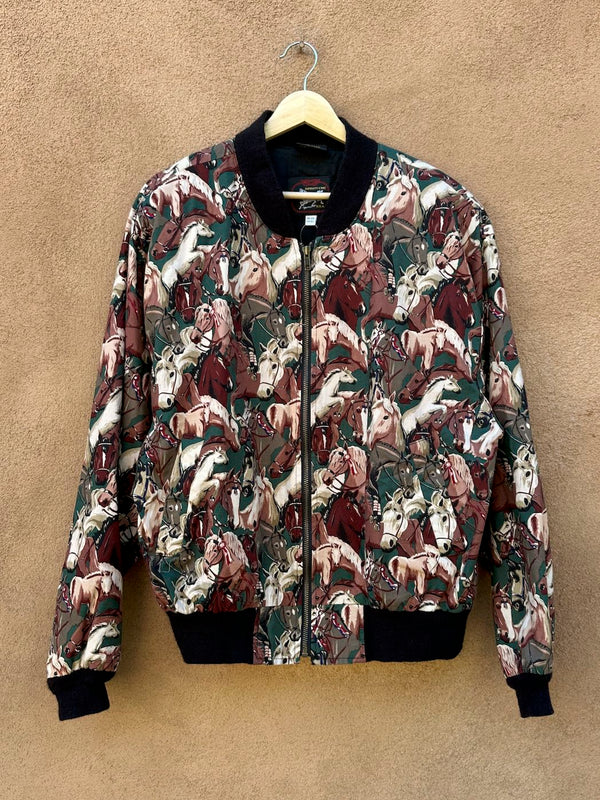 All Around Print Horse Bomber by Infinity Chic
