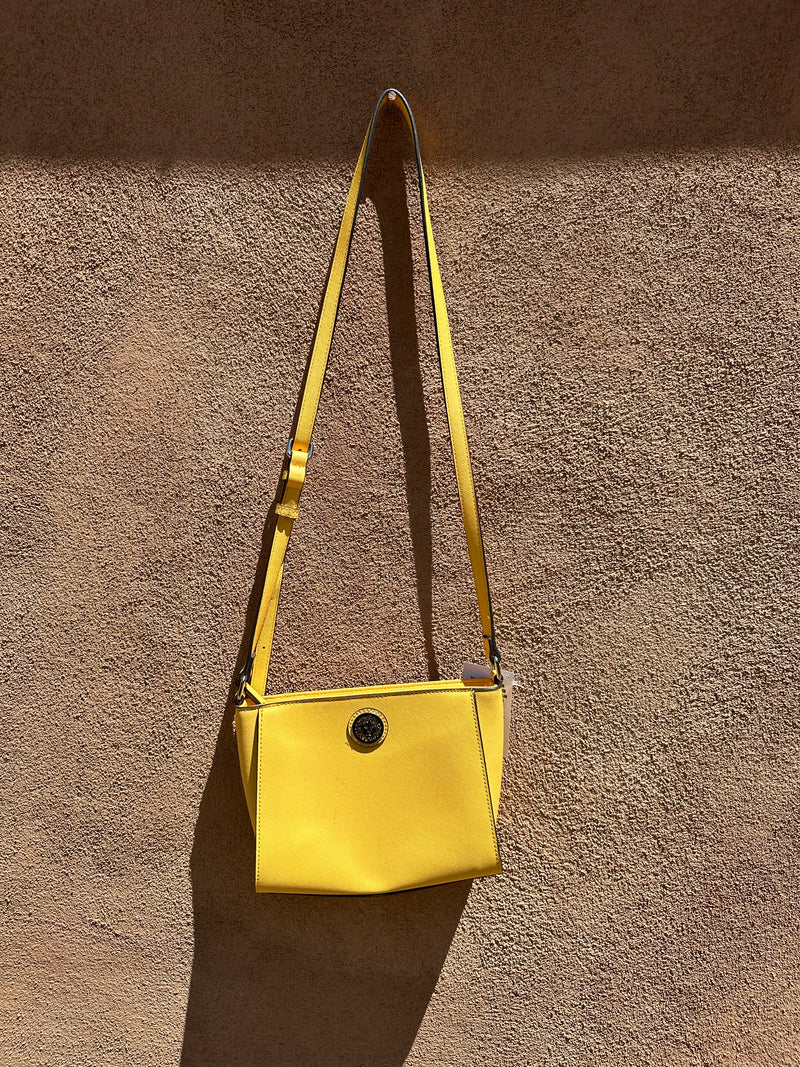 Anne Klein Yellow Lion Crossbody Bag