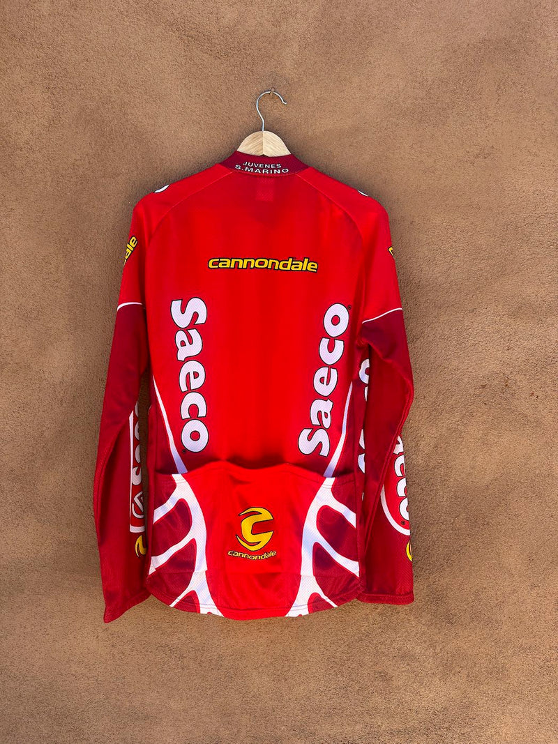 NWT 2000 Cannondale Long Sleeve Bicycle Zip Up Jersey