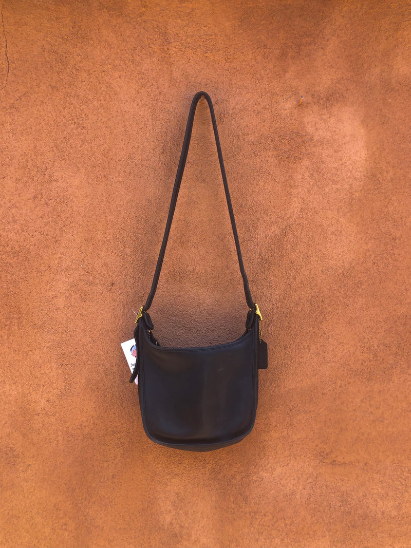 Smaller Coach Black Saddle Purse