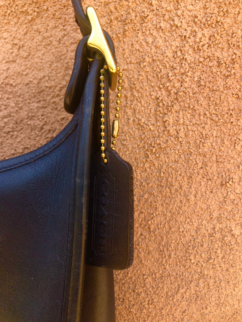 Smaller Coach Black Saddle Purse