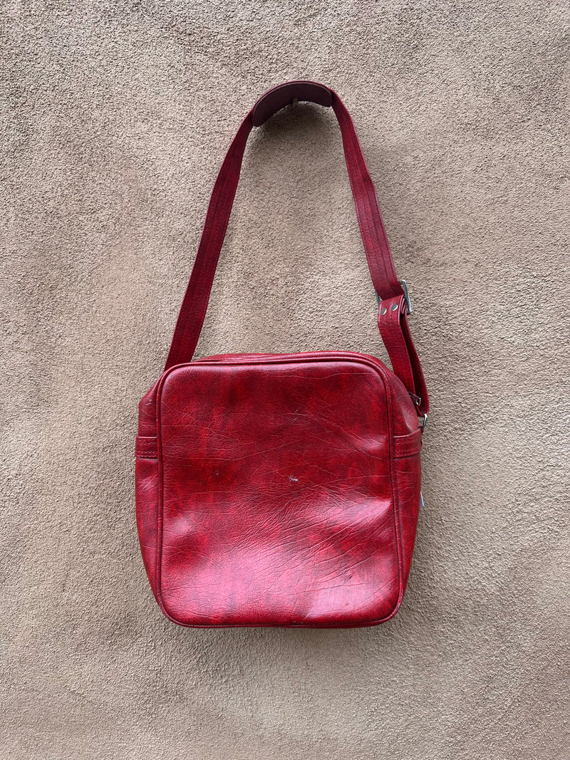Red Vinyl OTTO Travel Bag