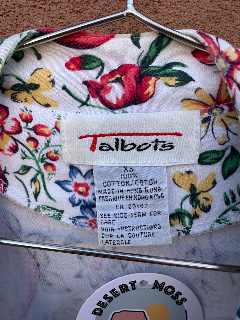 Talbots XS Peach Dress, 100% Cotton