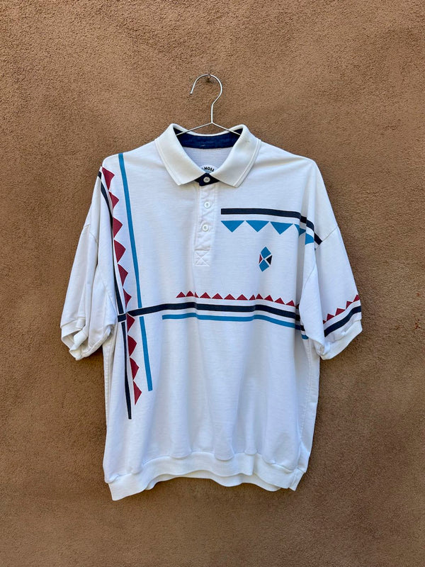 Geometric Shape Grandpa Polo L/XL