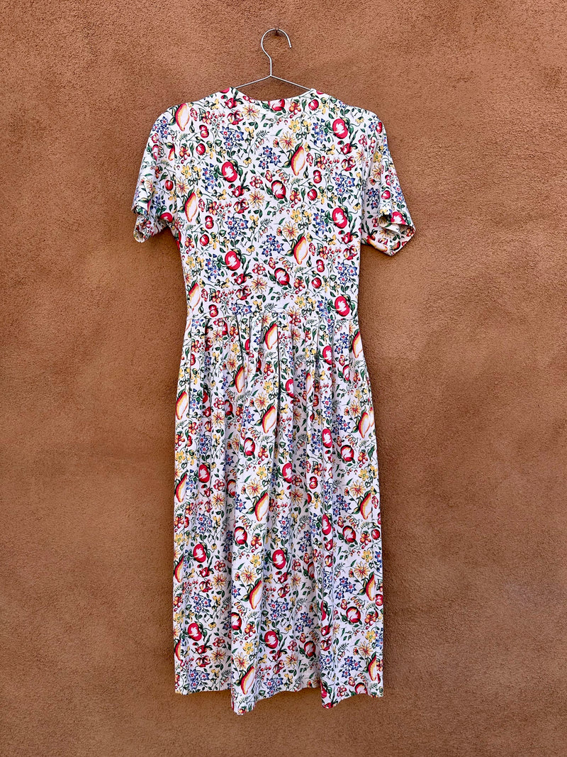 Talbots XS Peach Dress, 100% Cotton