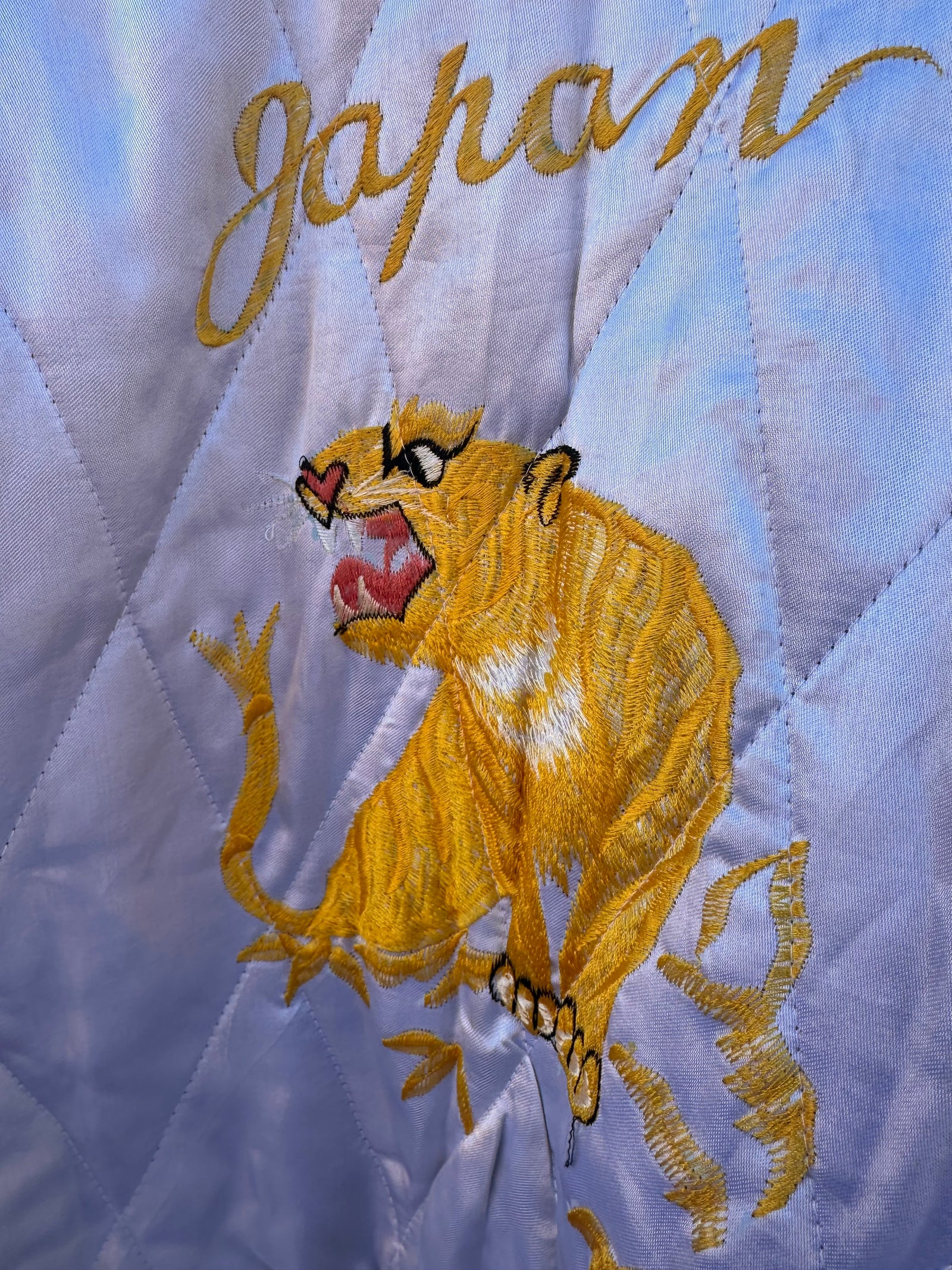 Vintage Velveteen & Satin reversible Sakajan – DESERT MOSS VINTAGE