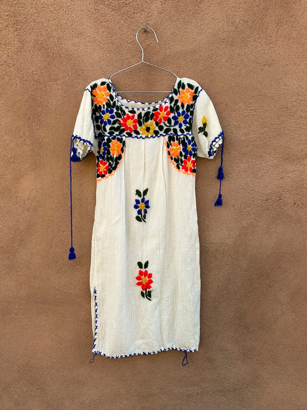 1950's/1960's Lightweight Girls Mexican Dress - as is