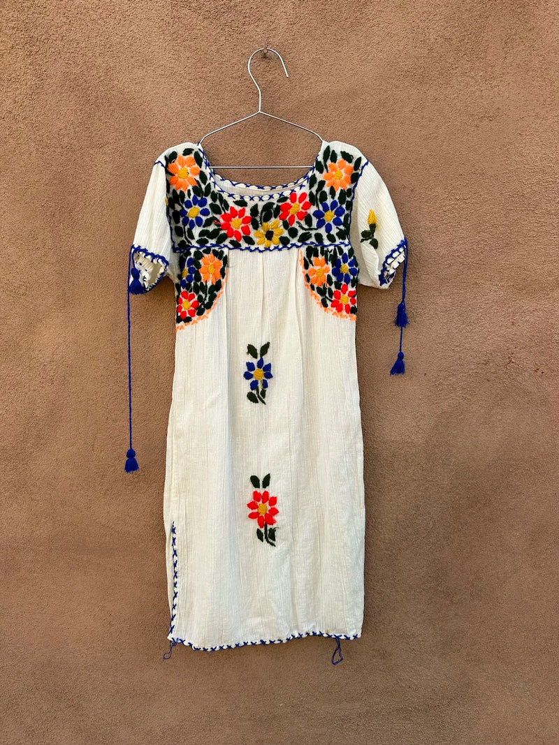 1950's/1960's Lightweight Girls Mexican Dress - as is