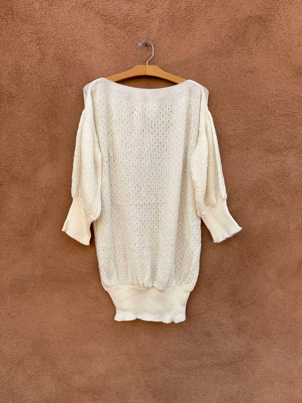White Knit Sweater Dress
