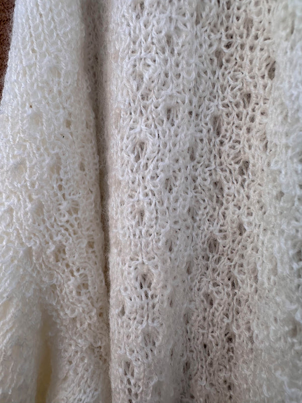 White Knit Sweater Dress