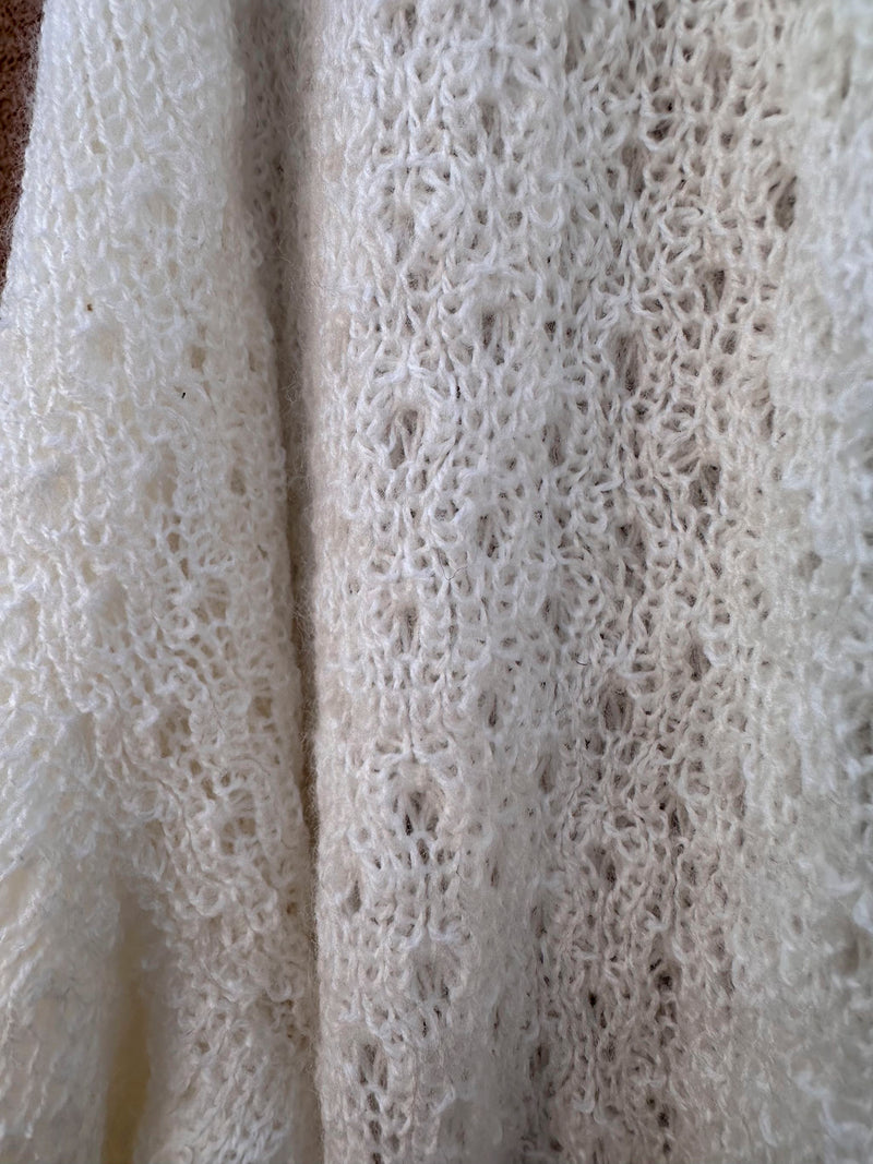 White Knit Sweater Dress