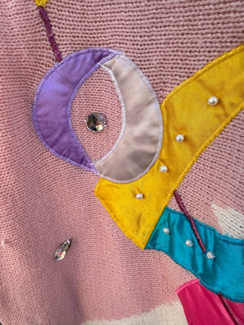 1980's Right Fashion Applique Sweater