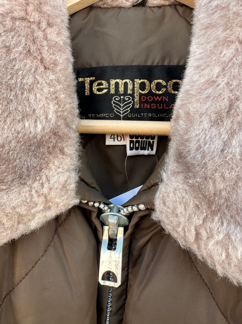 Goose Down Tempco Quilted Nylon Jacket