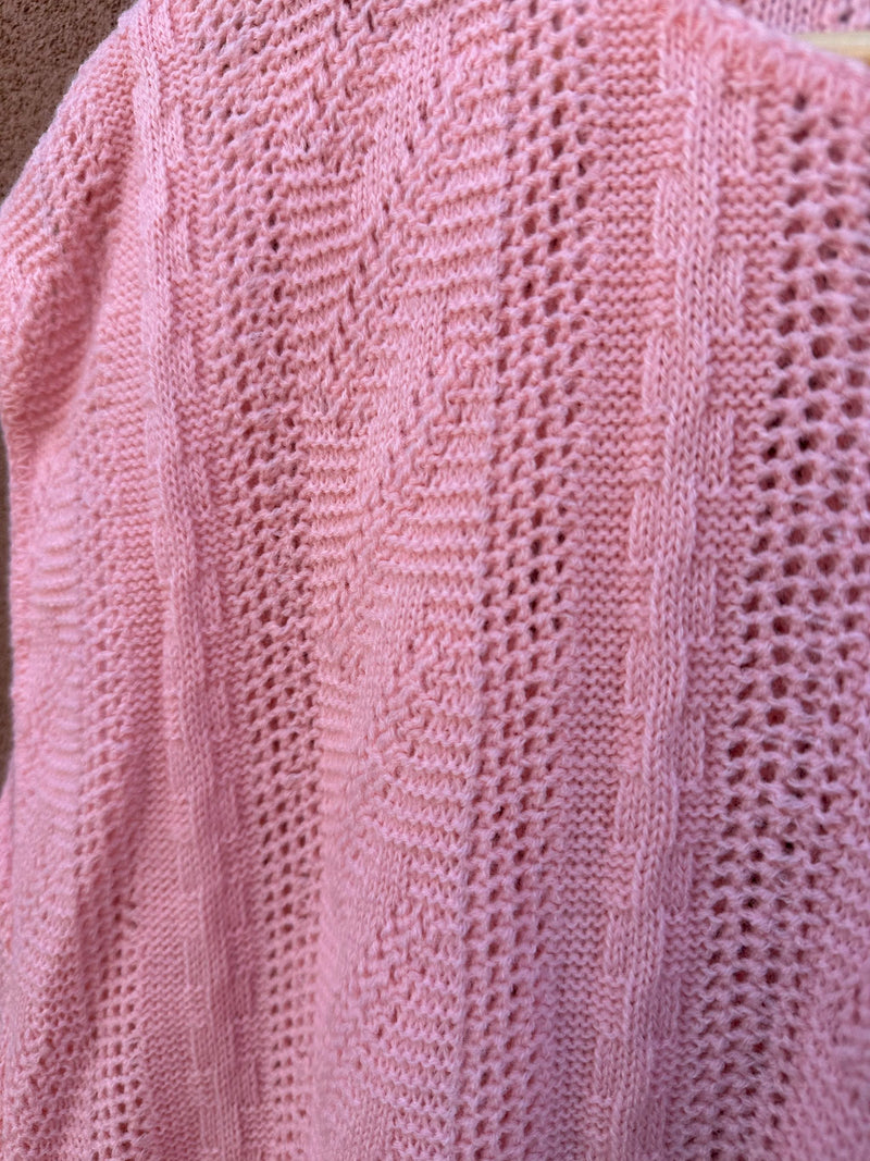 Pink Act III Sweater Vest - Made in USA