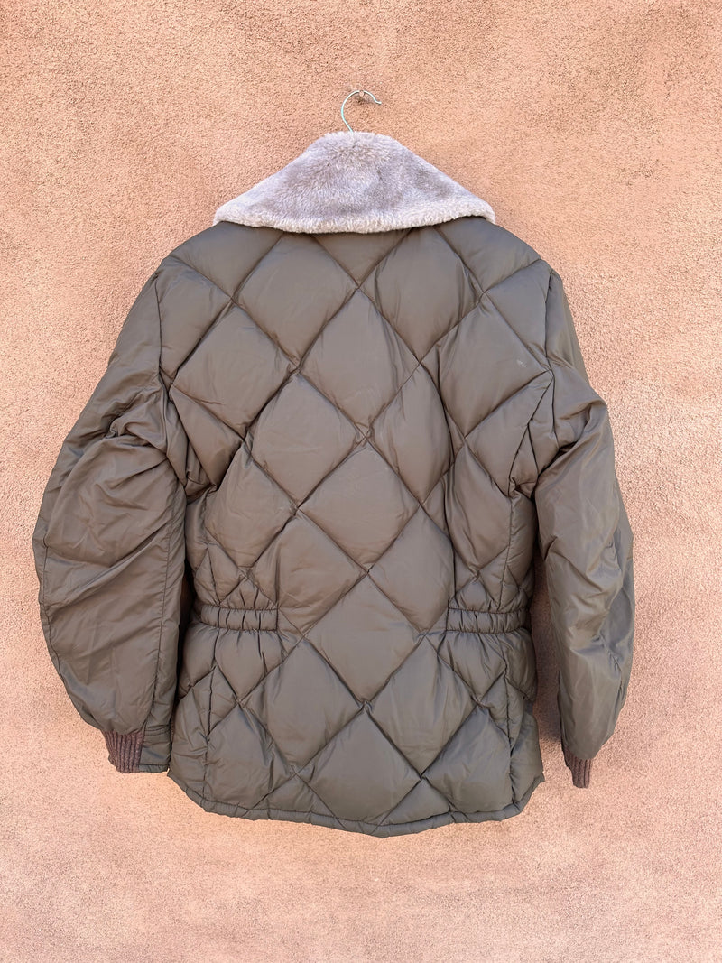 Goose Down Tempco Quilted Nylon Jacket