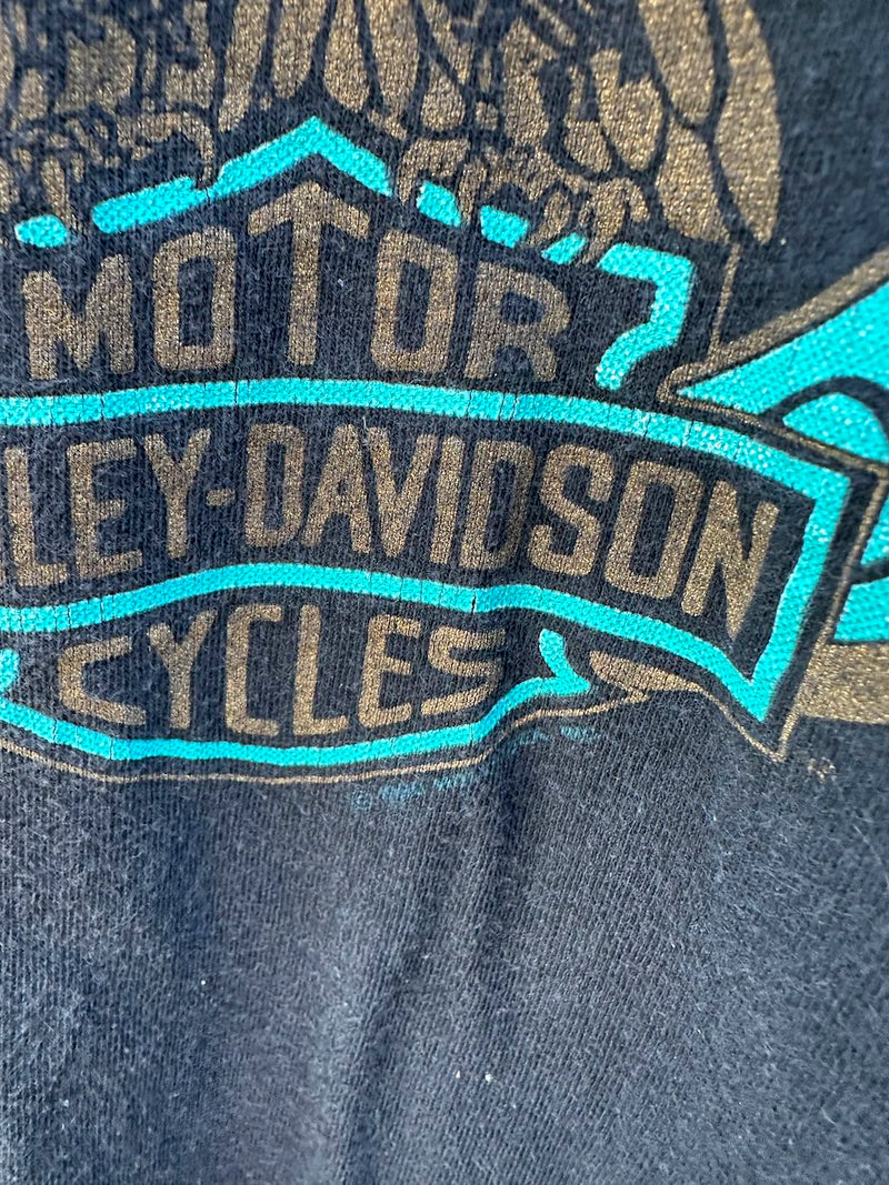 1990 Dudley Perkins Co. Harley Davidson, San Francisco, CA T-shirt