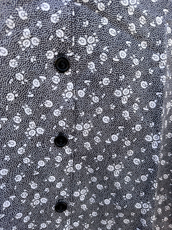 Floral Black & White J.P. Collections Blouse