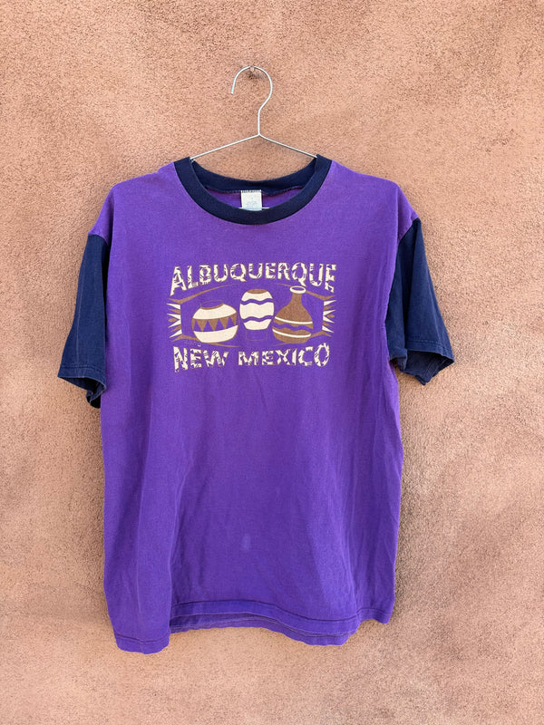 Purple Albuquerque, New Mexico Pottery T-shirt