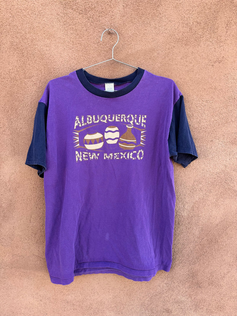 Purple Albuquerque, New Mexico Pottery T-shirt