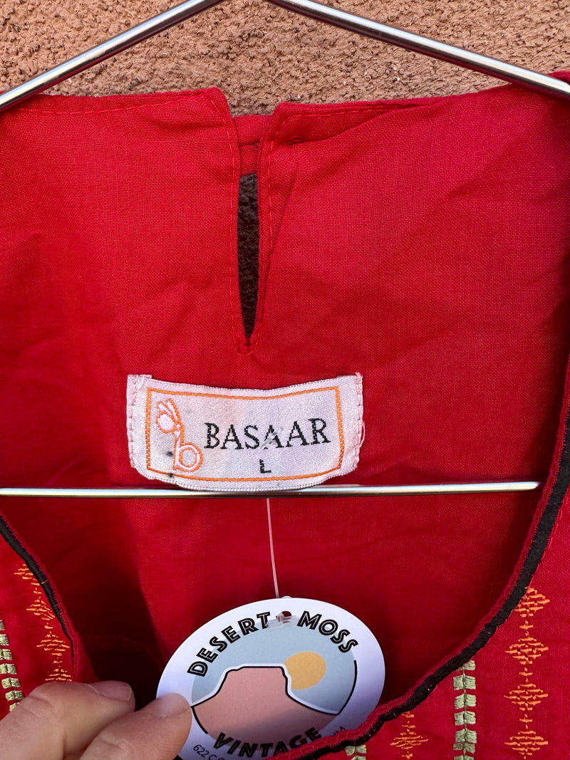Embroidered Fellaha (Palestine) Basaar Dress